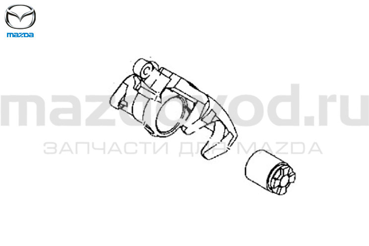 Суппорт RR (L) для Mazda CX-5 (KE) (MAZDA)