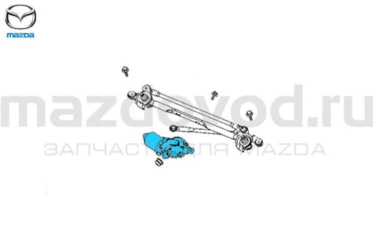 Мотор переднего стеклоочистителя для Mazda CX-5 (KE) (MAZDA)