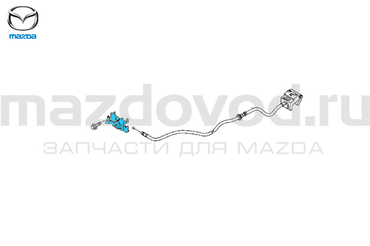 Замок капота для Mazda СХ-9 (TB) (MAZDA)
