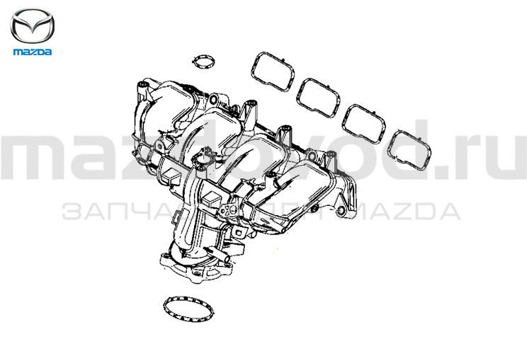Впускной коллектор для Mazda CX-9 (TC) (MAZDA)