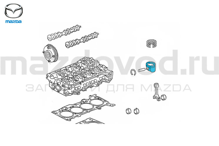 Поршень для Mazda CX-9 (TC) (STD) (MAZDA)