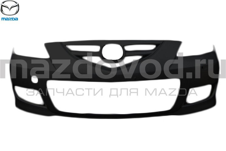 Бампер FR для Mazda 3 (BK) (SDN) (SPORT) (W/HLC) (06-09) (MAZDA)