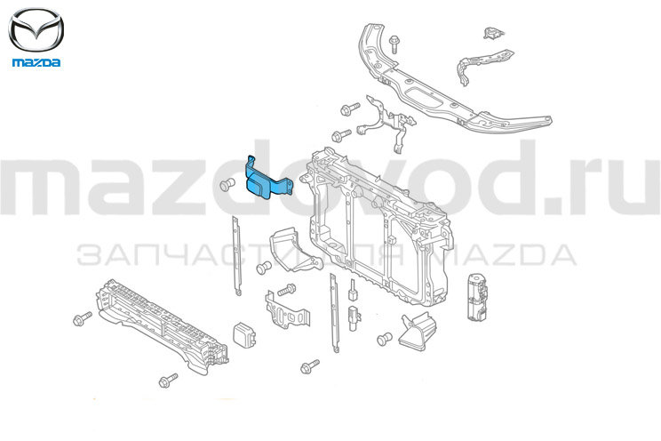 Кронштейн панели радиатора для Mazda 6 (GJ/GL) (MAZDA)