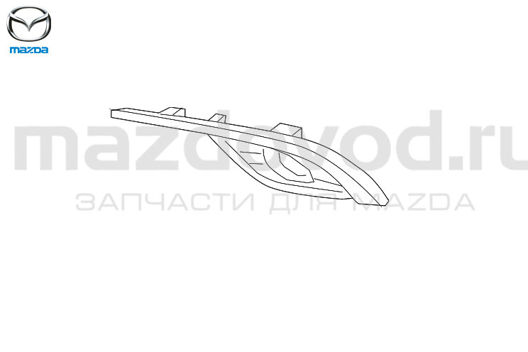 Окантовка ПТФ R для Mazda 6 (GJ/GL) (MAZDA)