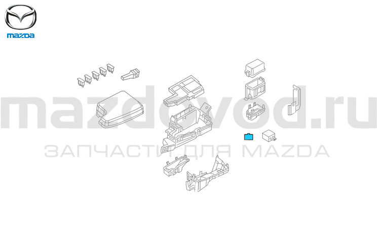 Предохранитель - Реле 20A для Mazda (MAZDA)