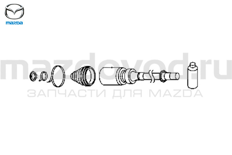 ШРУС FR (R) (внутр.) для Mazda CX-9 (TC) (2WD) (MAZDA)