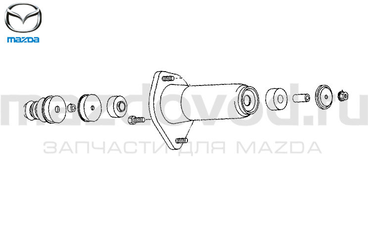 Пыльник RR амортизатора для Mazda MX-5 (NC) (MAZDA)
