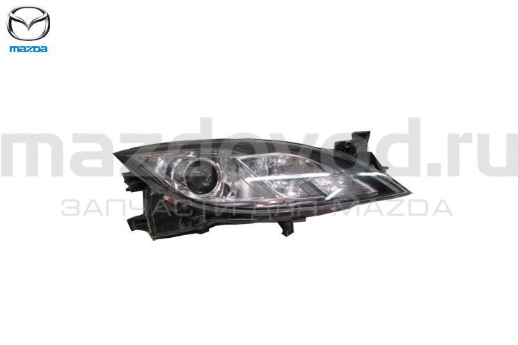 Передняя фара (R) для Mazda 6 (GH) (HALOGEN) (MAZDA)