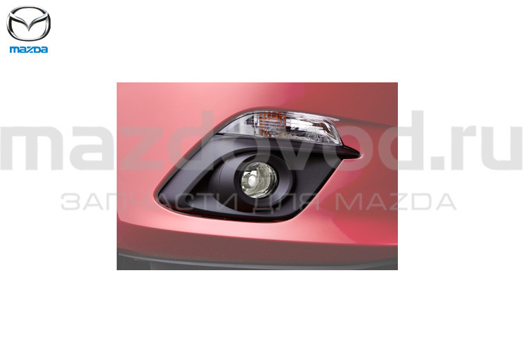Накладка противотуманной фары (LED) (без OE) для Mazda 3 (ВМ) (MAZDA)