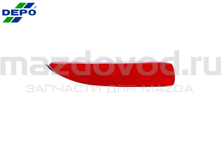 Катафот RR бампера левый для Mazda 2 (DJ/DL) (SND) (DEPO)