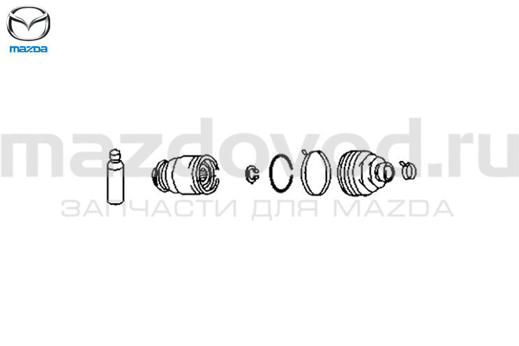 Шрус внутренний (R) для Mazda 3 (BM/BN) (ДВС - 1.5) (MAZDA)
