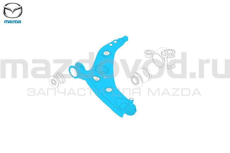Рычаг FR (L) для Mazda 3 (BM) (MAZDA)