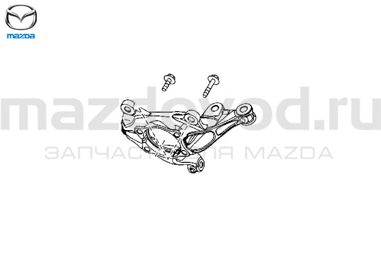 Кулак поворотный левый для Mazda CX-5 (KF) (MAZDA)