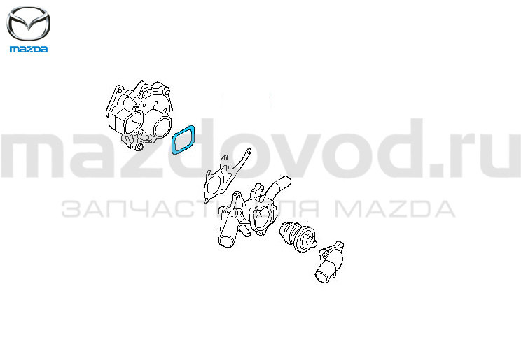 Прокладка помпы для Mazda CX-5 (KE/KF) (MAZDA)