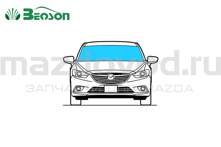 Лобовое стекло для Mazda 6 (GJ) (W/RAIN SENSOR) (BENSON)