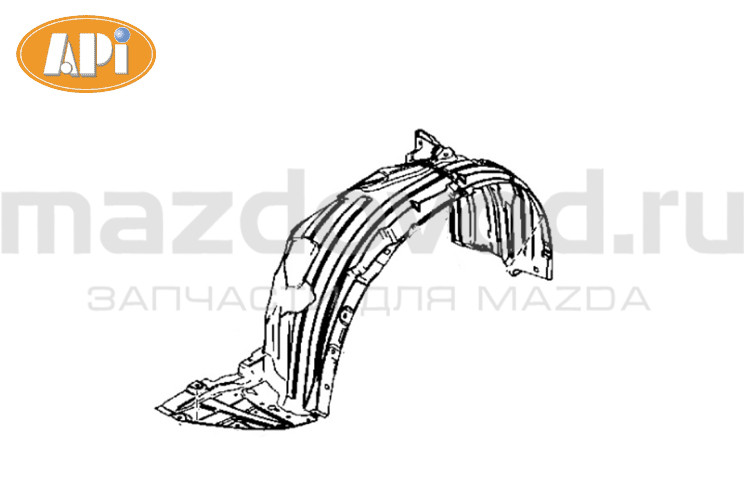 Подкрылок FR (R) для Mazda CX-5 (KE) (API)