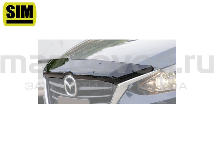 Дефлектор капота для Mazda 3 (BN/BM) (SIM)