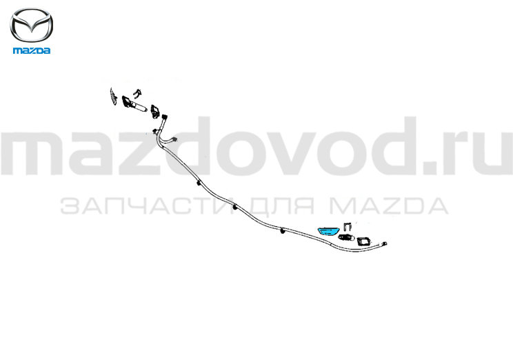 Крышка ФОМ (L) для Mazda CX-9 (TC) (46V) (MAZDA)