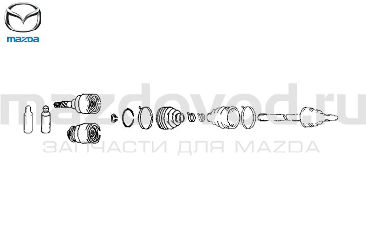 ШРУС FR (R) (внутр) для Mazda 6 (GG) (MAZDA)