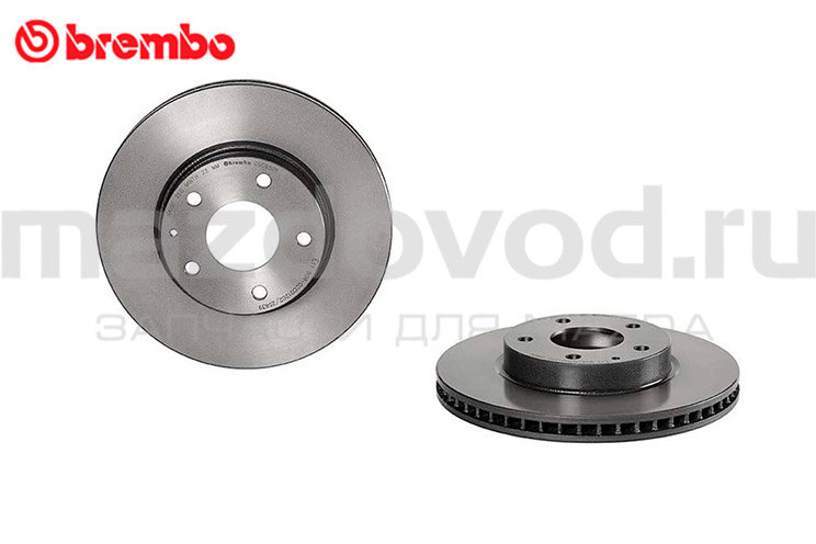 Диски тормозные FR для Mazda CX-3 (DK) (2WD) (BREMBO)