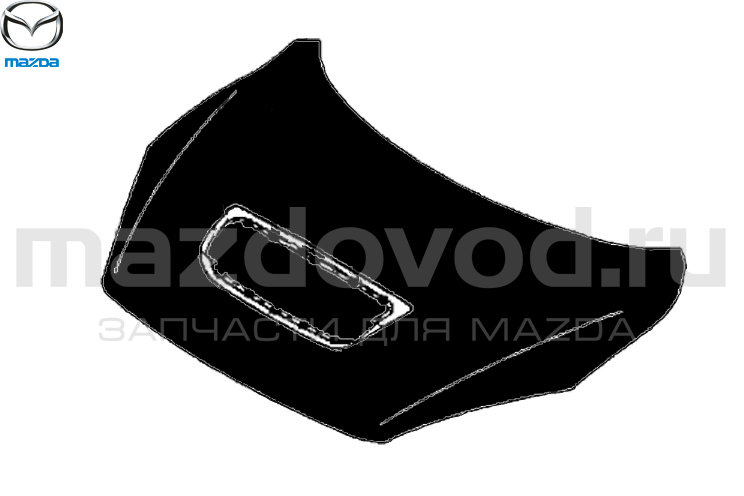 Капот для Mazda 3 MPS (BL) (MAZDA)