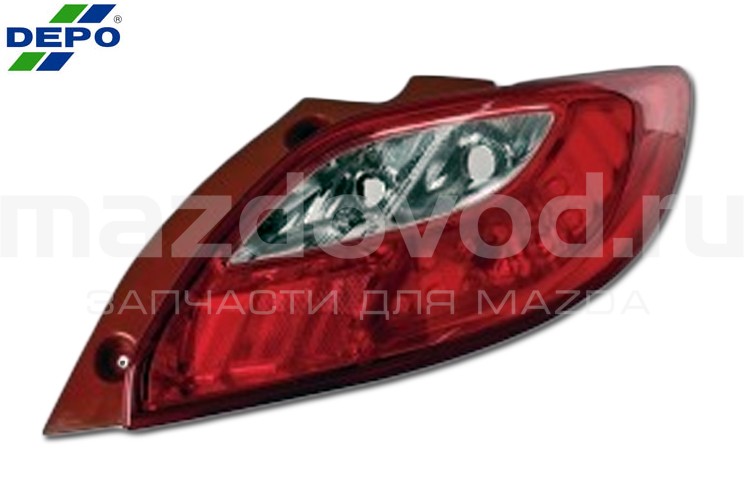 Задний правый фонарь для Mazda 2 (DE) (DEPO)