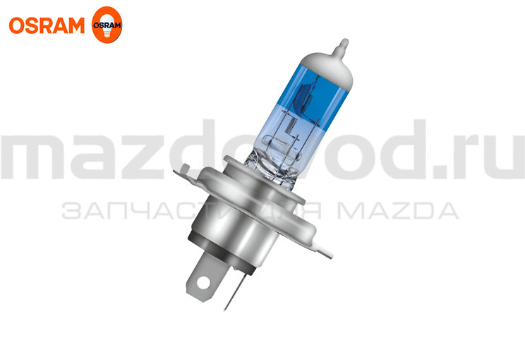 Лампа галогеновая H4 "Cool Blue Hyper" для Mazda (OSRAM)
