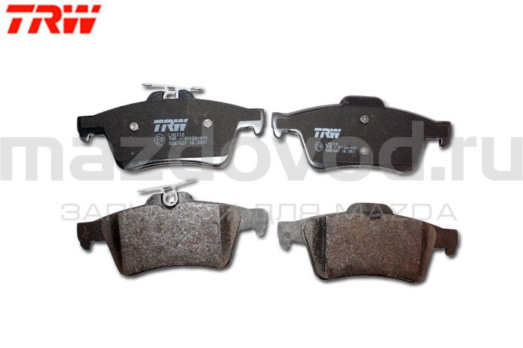 Колодки тормозные RR для Mazda 5 (CR/CW) (TRW)